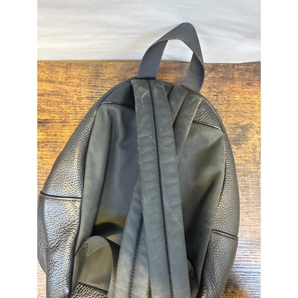 Coach Mini Charlie Backpack Black Pebbled Leather Bag Gold Hardware F38263 - Picture 14 of 16
